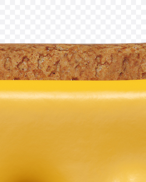 Letter A from I Like Cookies Font on Yellow Images Creative Fonts - S24802