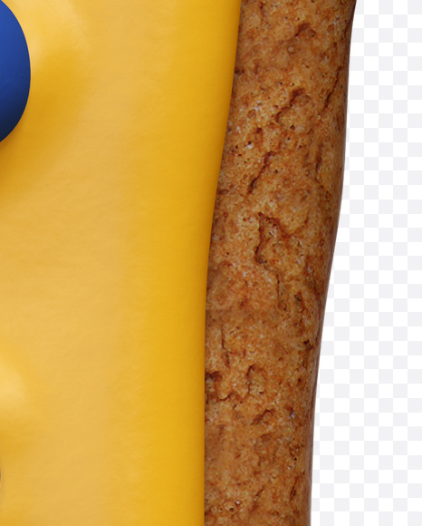 Letter Q from I Like Cookies Font on Yellow Images Creative Fonts - S24818