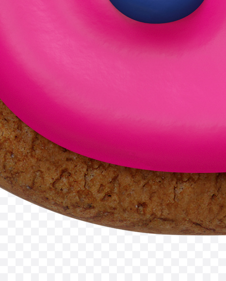 Letter U from I Like Cookies Font on Yellow Images Creative Fonts - S24822