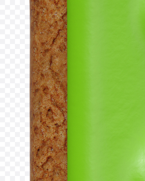 Letter L from I Like Cookies Font on Yellow Images Creative Fonts - S24813