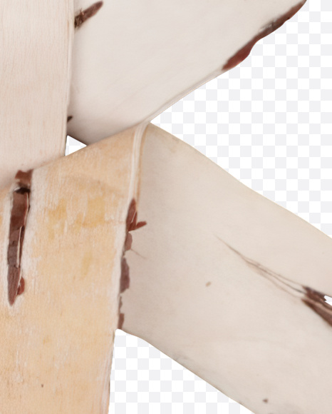 Letter K from Birch Bark Font on Yellow Images Creative Fonts - S25388