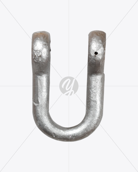 Letter U from Tools Font on Yellow Images Creative Fonts - S25444