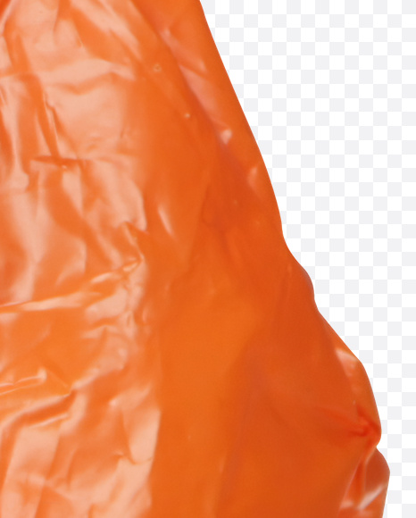 Letter K from Color Plastic Bags font on Yellow Images Creative Fonts - S25566