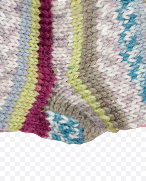 Letter U from Socks Font on Yellow Images Creative Fonts - S25704