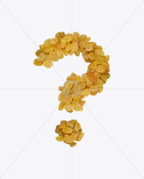 ? from Raisins Font on Yellow Images Creative Fonts - S26000