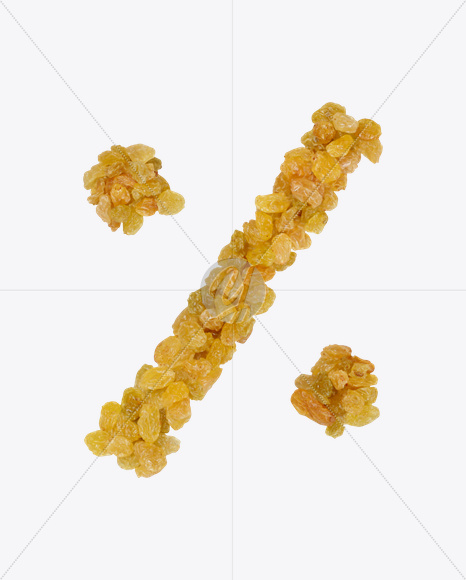 % from Raisins Font on Yellow Images Creative Fonts - S26005