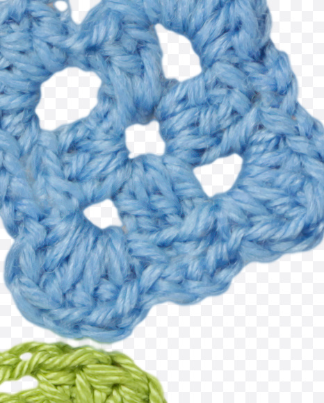 Letter A from Decorate Knitting font on Yellow Images Creative Fonts - S26093