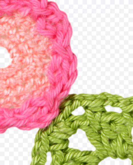 6 from Decorate Knitting font on Yellow Images Creative Fonts - S26124