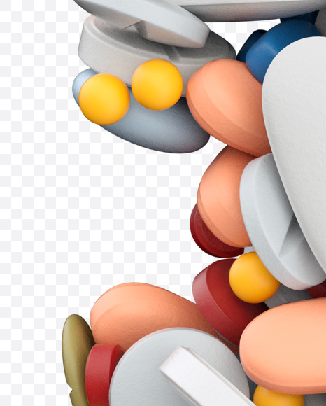 euro from Pills Color Font on Yellow Images Creative Fonts - S26227