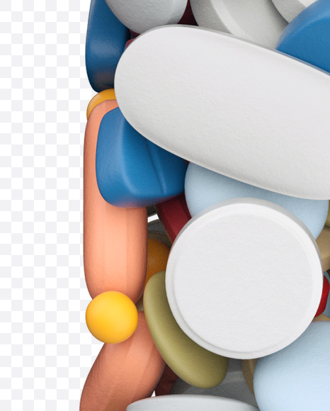4 from Pills Color Font on Yellow Images Creative Fonts - S26216