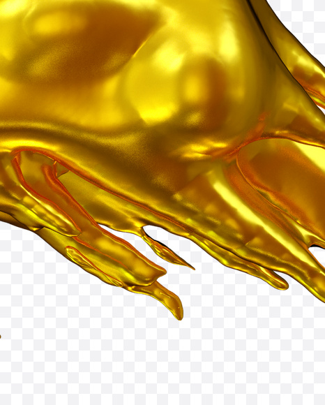 Letter L from No More Gold Font on Yellow Images Creative Fonts - S26383