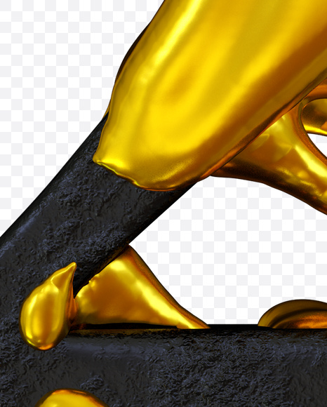 2 from No More Gold Font on Yellow Images Creative Fonts - S26399