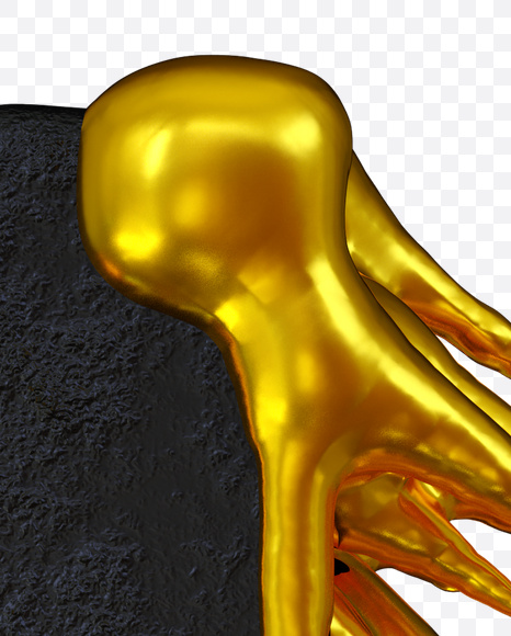 4 from No More Gold Font on Yellow Images Creative Fonts - S26401