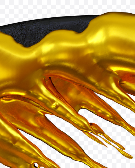 Letter C from No More Gold Font on Yellow Images Creative Fonts - S26374