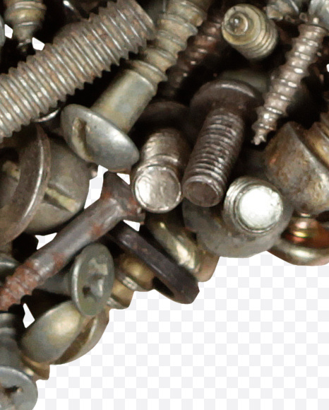 Letter G from Nuts Bolts Font on Yellow Images Creative Fonts - S26510