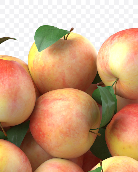 Apple 5 from Apple Garden Font on Yellow Images Creative Fonts - S28387