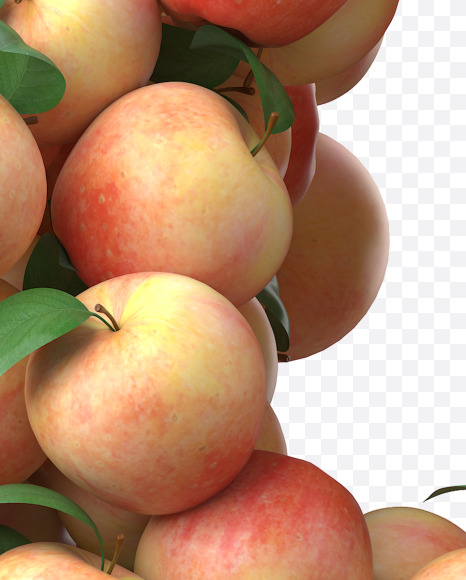 Apple H from Apple Garden Font on Yellow Images Creative Fonts - S28364