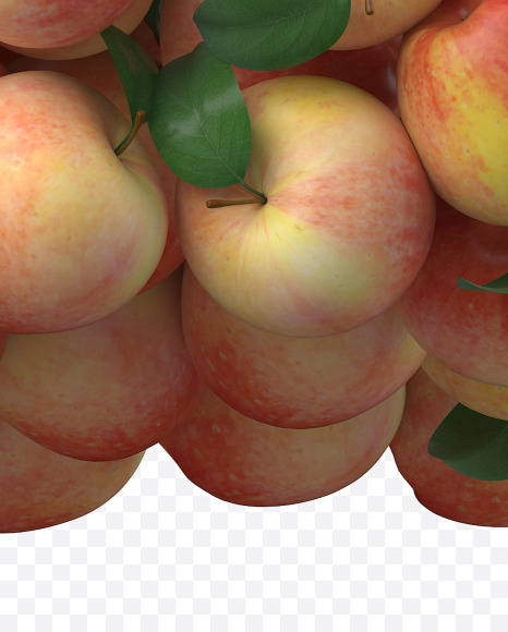 Apple P from Apple Garden Font on Yellow Images Creative Fonts - S28372