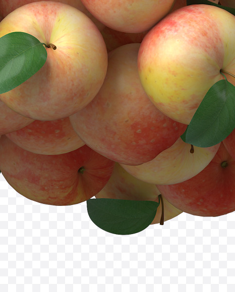 Apple S from Apple Garden Font on Yellow Images Creative Fonts - S28375