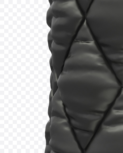 I uppercase from Black Leather Font on Yellow Images Creative Fonts - S28425