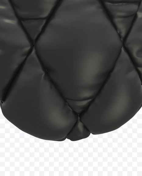 T lowercase from Black Leather Font on Yellow Images Creative Fonts - S28448