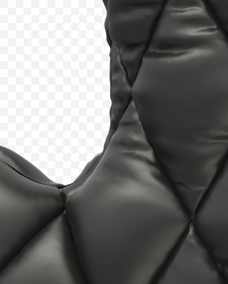 J lowercase from Black Leather Font on Yellow Images Creative Fonts - S28428