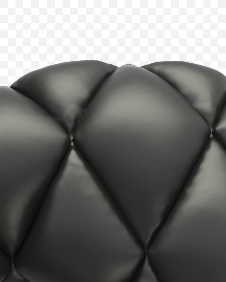 H lowercase from Black Leather Font on Yellow Images Creative Fonts - S28424