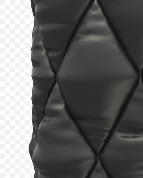 P uppercase from Black Leather Font on Yellow Images Creative Fonts - S28439