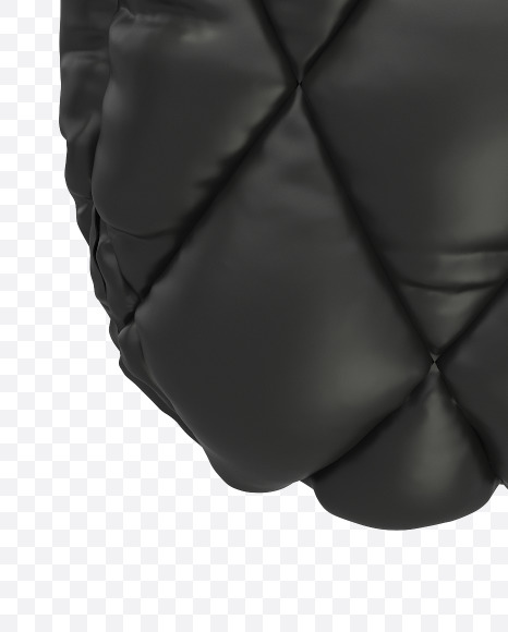 H uppercase from Black Leather Font on Yellow Images Creative Fonts - S28423