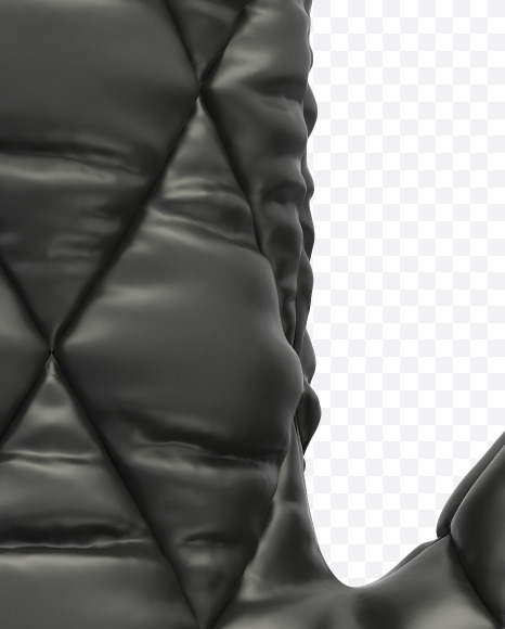 K lowercase from Black Leather Font on Yellow Images Creative Fonts - S28430