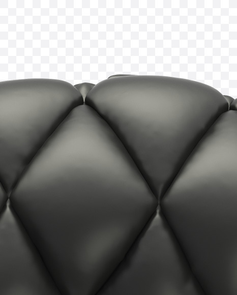 C uppercase from Black Leather Font on Yellow Images Creative Fonts - S28413