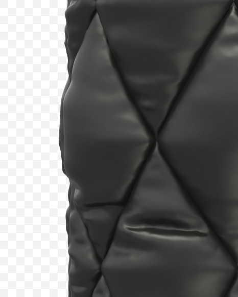 P lowercase from Black Leather Font on Yellow Images Creative Fonts - S28440