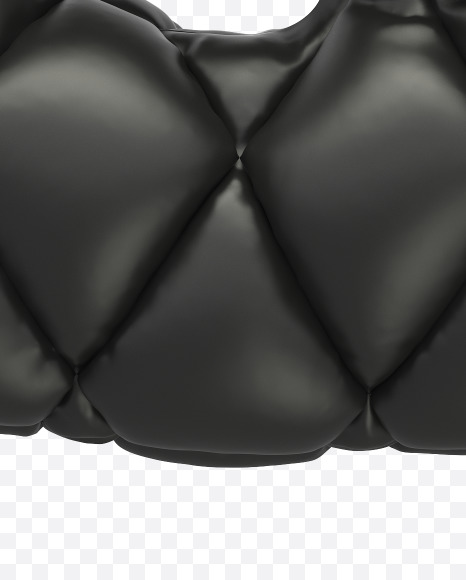 S lowercase from Black Leather Font on Yellow Images Creative Fonts - S28446