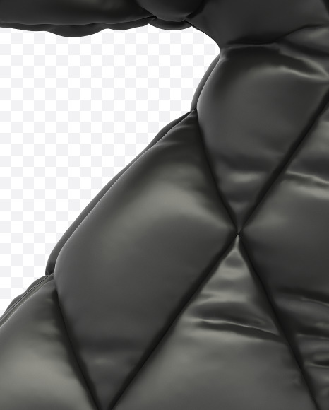 Z lowercase from Black Leather Font on Yellow Images Creative Fonts - S28460