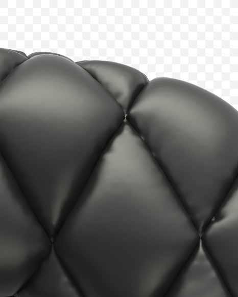 O lowercase from Black Leather Font on Yellow Images Creative Fonts - S28438