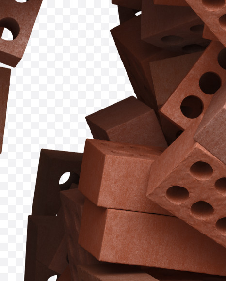 M brick from Brick Font on Yellow Images Creative Fonts - S28609