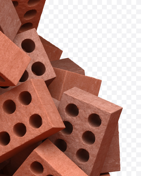 T brick from Brick Font on Yellow Images Creative Fonts - S28616