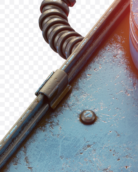 4 redlight from Bunker Red Light Font on Yellow Images Creative Fonts - S28709