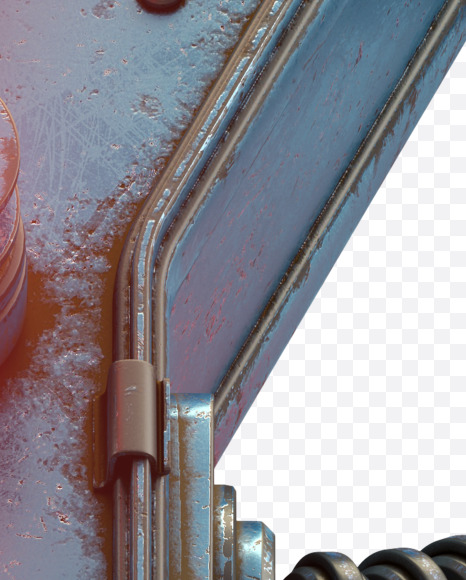 Y redlight from Bunker Red Light Font on Yellow Images Creative Fonts - S28704