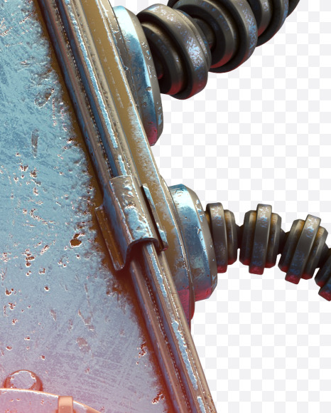 A redlight from Bunker Red Light Font on Yellow Images Creative Fonts - S28680