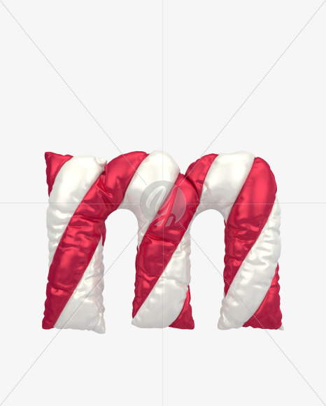 m lowercase from Christmas Balloon Font on Yellow Images Creative Fonts - S29078