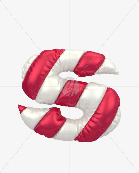 s lowercase from Christmas Balloon Font on Yellow Images Creative Fonts - S29090