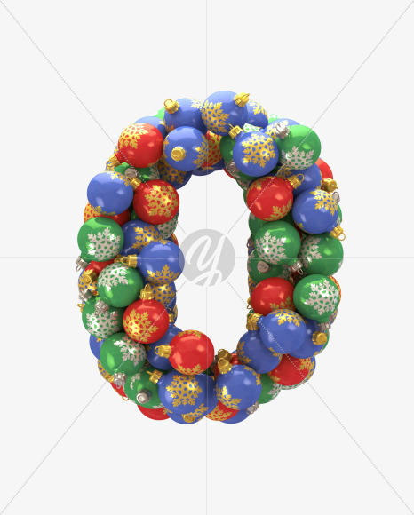 0 Toy from Christmas Toy Font on Yellow Images Creative Fonts - S29197