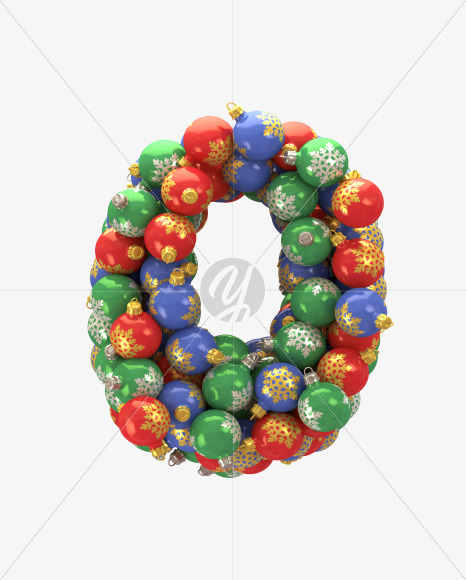 O Toy from Christmas Toy Font on Yellow Images Creative Fonts - S29176