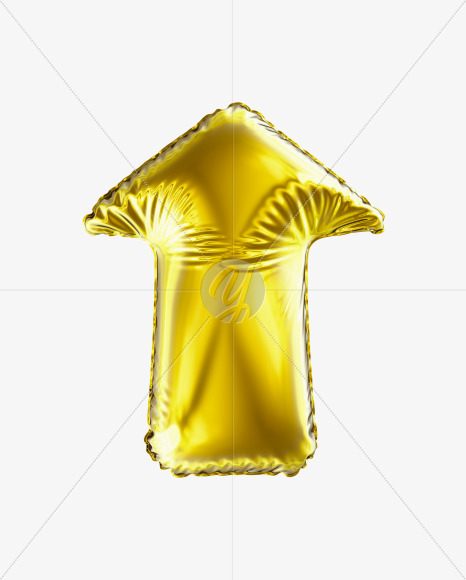 arrow up Gold from Golden Party Font on Yellow Images Creative Fonts - S29620