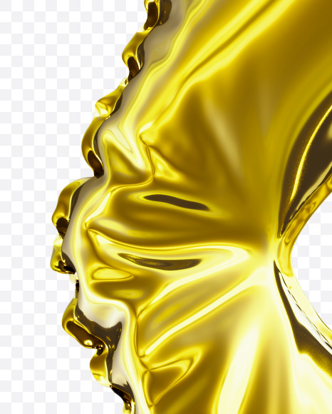 Ethereum Gold from Golden Party Font on Yellow Images Creative Fonts - S29623