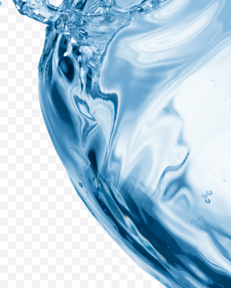 Water J from Water Splash Font on Yellow Images Creative Fonts - S29806