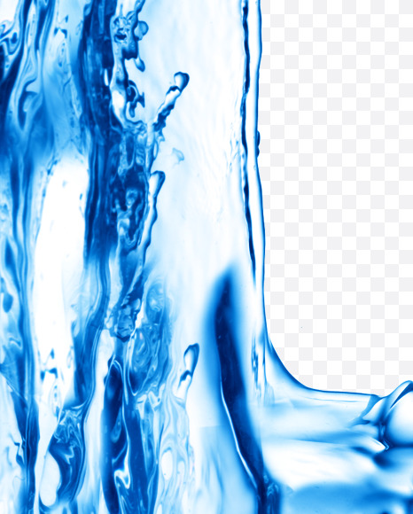 Water f lowercase from Water on Yellow Images Creative Fonts - S29846