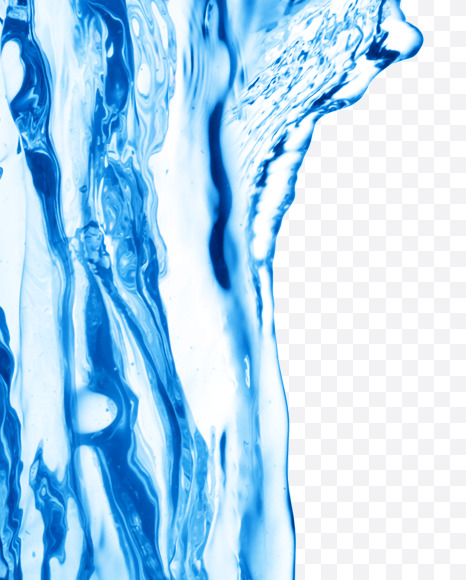 Water b lowercase from Water on Yellow Images Creative Fonts - S29838