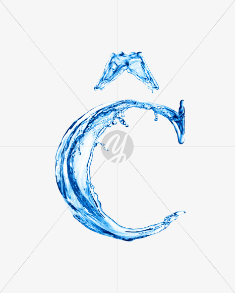 Water C3 from Water on Yellow Images Creative Fonts - S29917